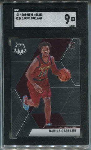 2019-20 Darius Garland Panini Mosaic ROOKIE RC SGC 9 #249 Cleveland Cavaliers 8681