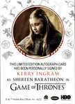 2022 Kerry Ingram as Shireen Baratheon Rittenhouse Game of Thrones Volume 2 RED INK AUTO AUTOGRAPH #_KEIN 2