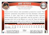 2011 Jose Altuve Topps Update ROOKIE RC #US132 Houston Astros 1