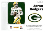 2021 Aaron Rodgers Panini Encased SAPPHIRE SUBSTANTIAL JUMBO JERSEY 13/50 RELIC #SS-AR Green Bay Packers