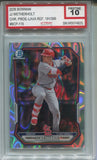 2026 JJ Wetherholt Bowman Chrome LAVA REFRACTOR ROOKIE 191/399 RC ICONIC GRADING 10 #BCP-115 St. Louis Cardinals 4825