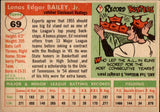 1955 Ed Bailey Topps #69 Cincinnati Reds BV $20