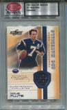 2002 Doug Flutie Score QBC MATERIALS UNTOUCHED JERSEY RELIC #21 San Diego Chargers