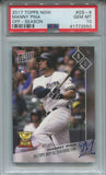 2017 Manny Pina Topps Now OFF-SEASON ROOKIE PSA 10 #OS-9 Milwaukee Brewers 2550