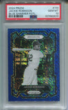 2025 Jackie Robinson Panini Prizm FOTL BLUE SHIMMER 06/15 PSA 10 #110 Brooklyn Dodgers HOF *POP 1* 2610