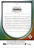 2023 Carlos Correa Topps Transcendent CHROME GOLD REFRACTOR 03/10 #14 Minnesota Twins