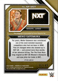 2023 Meiko Satomura Panini Chronicles PRIZM BLUE NATIONAL PRIDE AUTO 02/49 AUTOGRAPH #NP-MST NXT