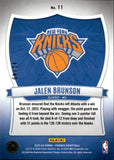 2023-24 Jalen Brunson Panini Phoenix ORANGE CRUSADE 42/49 #11 New York Knicks