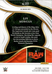 2024 Liv Morgan Panini Select WWE RINGSIDE #277 Monday Night Raw