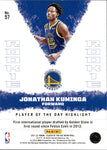 2021-22 Jonathan Kuminga Panini Player of the Day MOON LAVA ROOKIE 150/199 RC #57 Golden State Warriors