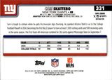 2025 Cam Skattebo Topps Chrome REFRACTOR ROOKIE RC #331 New York Giants