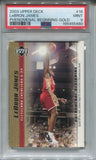 2003-04 LeBron James Upper Deck GOLD PHENOMENAL BEGINNING ROOKIE RC PSA 9 #18 Cleveland Cavaliers 5460