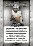 2023 Luke McCaffrey Leaf Trinity ROOKIE STEEL AUTO 49/49 AUTOGRAPH #SA-LMC Washington Commanders