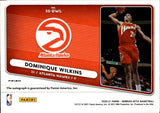 2020-21 Dominique Wilkins Donruss Optic PURPLE SIGNATURE SERIES AUTO AUTOGRAPH #SS-DWL Atlanta Hawks HOF