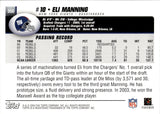 2004 Eli Manning Topps ROOKIE RC #350 New York Giants