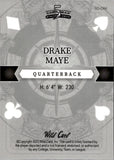 2023 Drake Maye Wald Card 5 Card Draw Stacked Deck ROOKIE BLUE SCOPE 1/1 ONE OF ONE RC #SD-DM New England Patriots