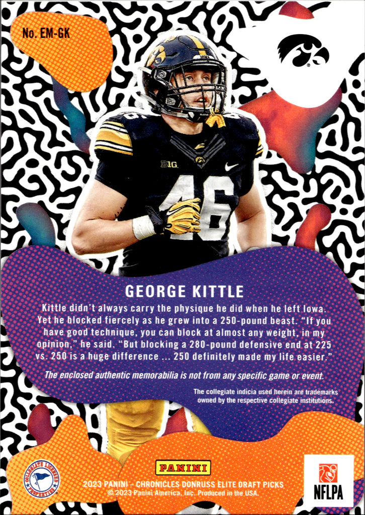 George kittle elite sales jersey