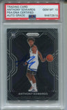 2020-21 Anthony Edwards Panini Prizm PSA/DNA CERTIFIED AUTHENTIC 10 AUTO AUTOGRAPH ROOKIE RC #258 Minnesota Timberwolves 2815