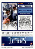 2025 Tony Pollard Panini Score GOLD FOIL FIRST DOWN 04/10 #212 Tennessee Titans
