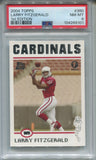 2004 Larry Fitzgerald Topps 1ST EDITION ROOKIE RC PSA 8 #360 Arizona Cardinals 9101