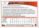 2013 Bryce Harper Topps TARGET RED BORDER #1 Washington Nationals *NRMT EDGE*