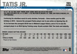 2019 Fernando Tatis Jr. Topps Chrome XFRACTOR ROOKIE RC #203 San Diego Padres *NRMT*