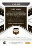2023 Kurt Angle Panini Immaculate WWE MARKS OF GREATNESS AUTO 02/99 AUTOGRAPH #MG-KAG WWE Legend