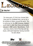 2021 R-Truth John Cena Topps Finest LEGACIES RED REFRACTOR 1/5 SSP #L-11 Monday Night Raw