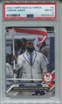 2024 LeBron James Topps Now Olympics PSA 8 #4 Los Angeles Lakers USA Basketball 6174