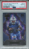 2023 Jahmyr Gibbs Wild Card Matte BLUE ROOKIE HEAT 15/50 RC PSA 10 #RHJG Detroit Lions 6553