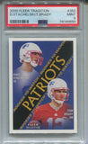 2000 Tom Brady Dave Stachelski Fleer Tradition ROOKIES TO WATCH ROOKIE RC PSA 9 #352 New England Patriots 9650