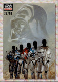 2023 Darth Vader The Empire's Forces Topps Chrome Galaxy WAVE REFRACTOR 75/99 #57