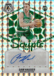 2023-24 Sam Hauser Panini Mosaic SCRIPTS MOSAIC AUTO Boston Celtics #MS-HAU