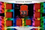 2024 Scottie Pippen Leaf In the Game Used RARE MATERIALS OCTO JERSEY 17/30 Chicago Bulls #RM-28