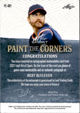 2021 Bert Blyleven Leaf Art of Sport PAINT THE CORNERS QUAD JERSEY AUTO 23/25 AUTOGRAPH RELIC #PC-BB1 Minnesota Twins HOF