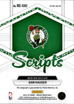 2023-24 Sam Hauser Panini Mosaic SCRIPTS MOSAIC AUTO Boston Celtics #MS-HAU