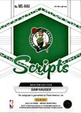 2023-24 Sam Hauser Panini Mosaic SCRIPTS MOSAIC AUTO Boston Celtics #MS-HAU
