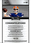 2024 Graham Mertz Leaf Metal BLUE SHIMMER 16/20 Florida Gators #LA-GM1