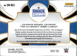 2024 Bobby Lashley Panini Select SELECTIVE SWATCHES GOLD PATCH 4/10 #SW-BLS