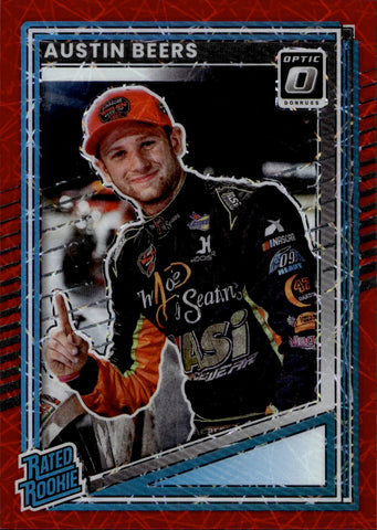 2025 Austin Beers Panini Donruss Optic RED VELOCITY RATED ROOKIE 169/199 #97