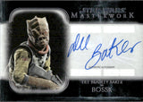 2020 Dee Bradley Baker as Bossk Autograph Topps Star Wars Masterwork #A-DBB AUTO