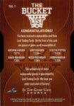 2024 Jamison/Harden/Pippen/Robinson/Richmond/Marion Leaf In the Game Used THE BUCKET LIST JERSEY 1/4 #TBL-7