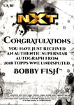 2018 Bobby Fish Topps WWE Undisputed BLUE ROOKIE AUTO 23/25 AUTOGRAPH RC #UA-BF NXT