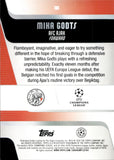 2025-26 Mika Godts Topps UEFA Champions League #161 09/50 GOLD MINI DIAMONDS AFC AJAX