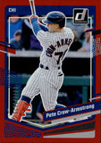 2023 Pete Crow-Armstrong Panini Donruss HOLO RED 1441/2023 Chicago Cubs #95
