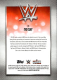 2026 Iyo Sky Topps Chrome WWE ORANGE GEOMETRIC REFRACTOR 10/25 #35 Monday Night Raw