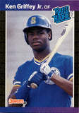 1989 Ken Griffey Jr. Donruss ROOKIE RC #33 Seattle Mariners HOF 6