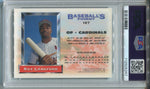 1993 Ray Lankford Topps Finest REFRACTOR PSA 8 #187 St. Louis Cardinals 5267