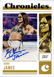 2023 Kiana James Panini Chronicles WWE ROOKIE BLUE FOIL AUTO 12/49 AUTOGRAPH #CS-KJM Friday Night Smackdown