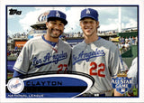 2012 Clayton Kershaw Topps Update SP PHOTO VARIATION #US52 Los Angeles Dodgers